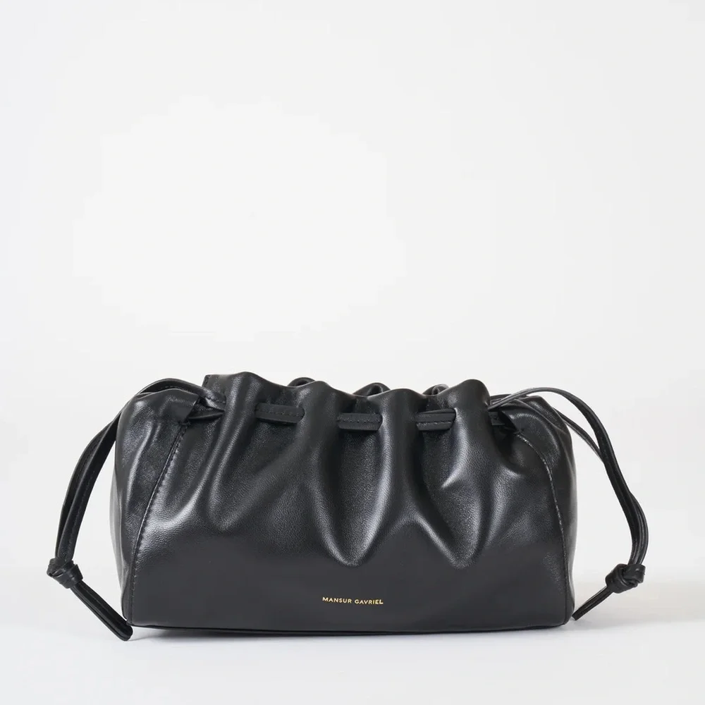 Mansur Gavriel Mini Bloom Crossbody Bag Black - Picture 2 of 15